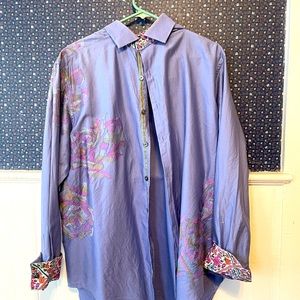 Robert Graham Embroidered shirt
